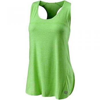 Wilson W Ul Kaos Tank Prads Camiseta de Tirantes, Mujer, Paradise grn/White, M