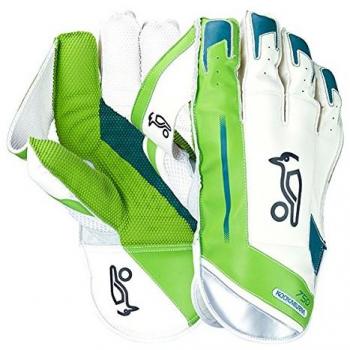 Kookaburra 2017 750 Wicket manteniendo guantes – blanco/verde – para hombre