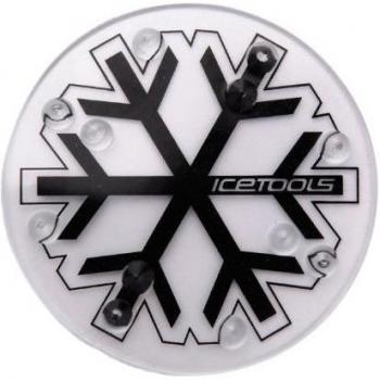 Icetools - Almohadilla antideslizante para tabla de snowboard, diseño de corona snowflake Talla:unitario