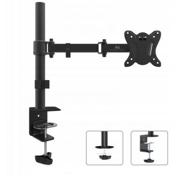 Soporte para TV Maclean MC-690 de 27 con capacidad máxima de 8Kg y compatibilidad VESA 100x100 en color negro