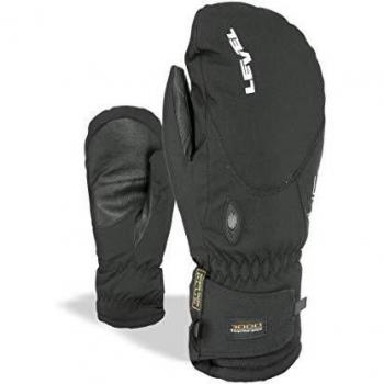 Level Alpine Mitt Guantes de Invierno, Hombre, PK Negro, Medium