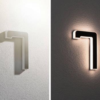 Luz Solar De Fachada LED Casa Número 7