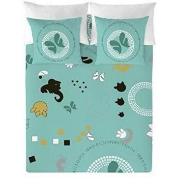 Devota&Lomba Juego De Funda Nórdica Motius Verde Cama 150