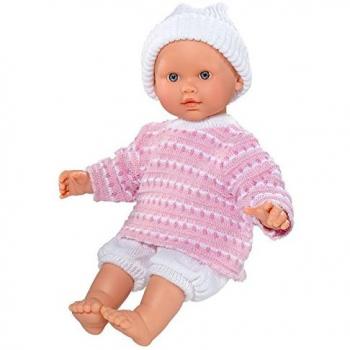 Muñeca Tiny Llorón con Traje de Lana Rosa y Azul 35cm