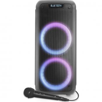 Vieta Pro Party 10 Altavoz de Alta Potencia, 150W, Bluetooth, Radio FM, Reproductor USB, True Wireless Stereo (TWS), Incluye Micrófono, Color Negro