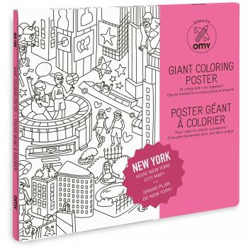 O'my OMY pos202 Nueva York Póster para Colorear