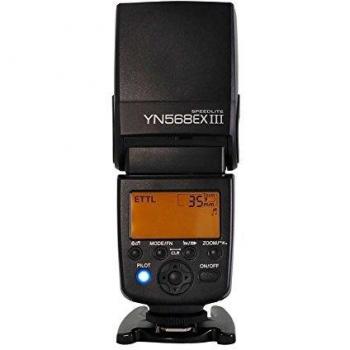 Yongnuo YN568EX III inalámbrico Master y Esclavo TTL Flash Speedlite con sincronización de Alta Velocidad para Canon DSLR Cámara