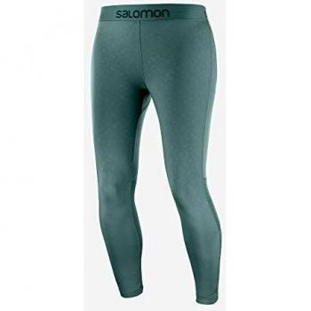 SALOMON Elevate Aero 7/8 Tight Mallas, Mujer, Balsam Green/ao, XS