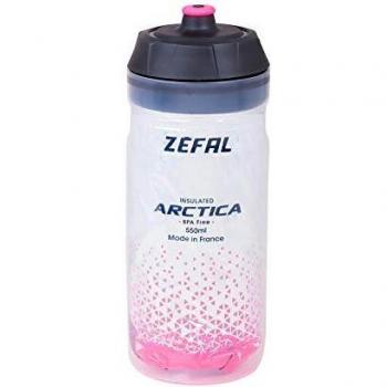 ZÉFAL Artica Bidón Isothermo Arctica 55 Plata/Rosa Claro, 550ml, Unisex Adulto, 550 ml