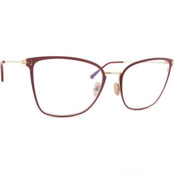Tom Ford FT5839-B 075 56 Optical Glasses for Women, Purple, Size: 56 MM