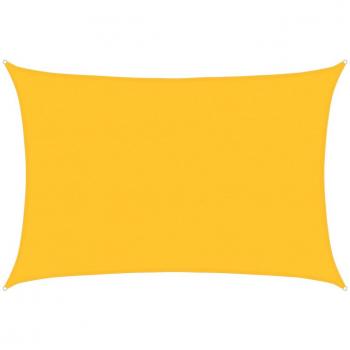 Toldo de vela HDPE 160 g/m² 5x7 m Color Antracita, Beige, Verde claro y Amarillo