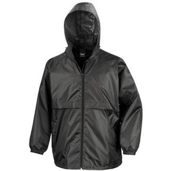 Chaqueta cortavientos de trabajo forrada en malla negra para hombre tamaño S - Result