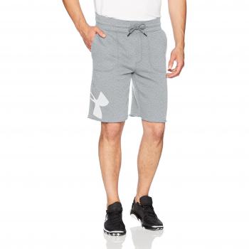 Under Armour hombres del rival explotó gráfico corto, hombre, color gris, tamaño L