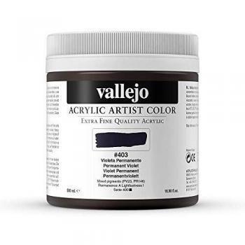 Vallejo : Artist Acrylic Paint : 500ml Pot : Permanent Violet
