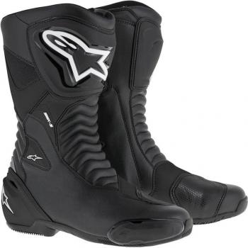 Alpinestars SMX S Motorcycle Boots - Black - Size 50