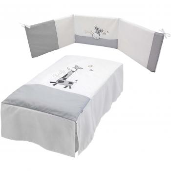 Micuna Sabana Plus - Pack de edredón y protector para cuna
