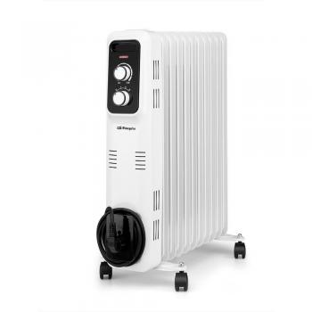 Orbegozo RL 2500 Radiador de Aceite, 11 Elementos, 3 Potencias, 2500W, Blanco