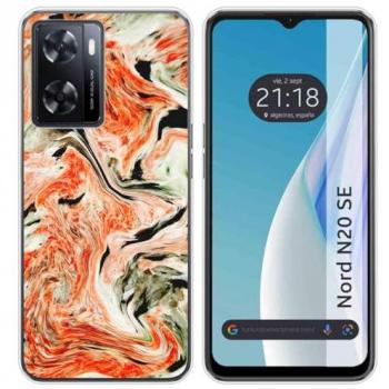 Funda de Silicona para Oneplus Nord N20 SE con Diseño de Mármol y 12 Dibujos