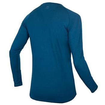 Camiseta interior térmica de manga larga Endura BaaBaa azul intenso, talla L