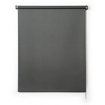 Estor Enrollable Blackout Premium 100% Opaco Gris Verde, 160 x 180 cm, Cortina de Poliéster para Dormitorio y Ventanas