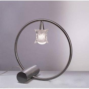 Lámpara de mesa Rosa Del Desierto 1 Bulb G9, níquel satinado