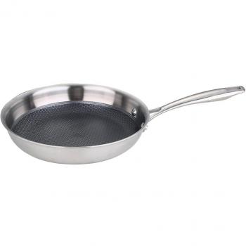 Sartén Masterpro BGMP-1630 de 20 cm x 4.2 cm Acero Inoxidable Inducción Hi-Tech