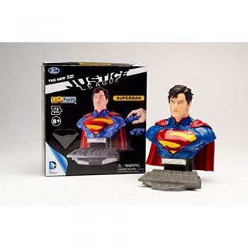 Puzzle 3D Superman Liga de la Justicia - Busto Interactivo 16 Piezas