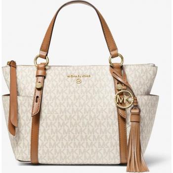 Michael Kors Nomad Logo Print Convertible Tote Bag - Brown - One Size
