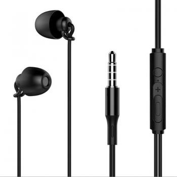 Auriculares HiFi con cable de silicona suave, in-ear, con micrófono y cancelación de ruido para móviles Xiaomi y Huawei