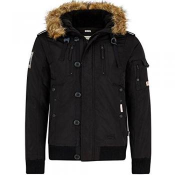Lonsdale London Winter Jacket - Jarreth - Black - Size M to XL - Men's