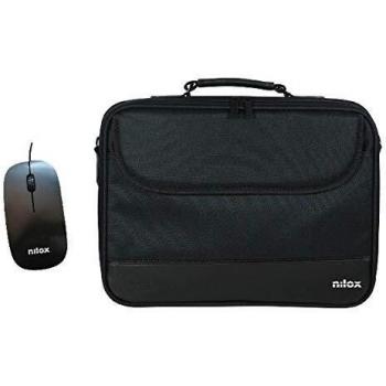 MALETIN NILOX Duro + Raton 15,6 Negro