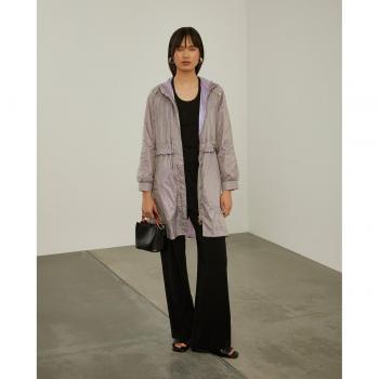 Parka de mujer transparente con capucha Lion of Porches Lila Claro