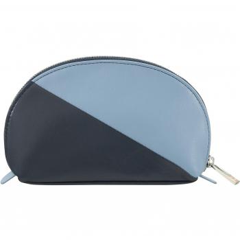 Neceser de mujer Dudu de piel con cremallera y mini bolso de cuero colorido para maquillaje