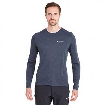 Montane Dart Technical Long Sleeve Base Layer Top - Men's, Eclipse Blue, XL
