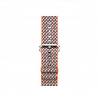 38mm Spicy Orange Check Tejido Nylon Nuevo
