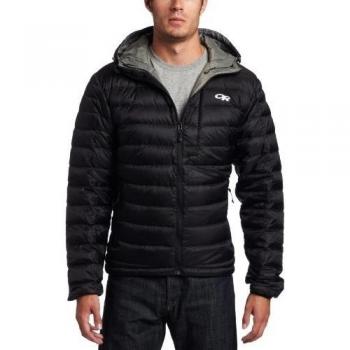OUTDOOR RESEARCH MEN'S TRANSCENDENT DOWN HOODY BLACK