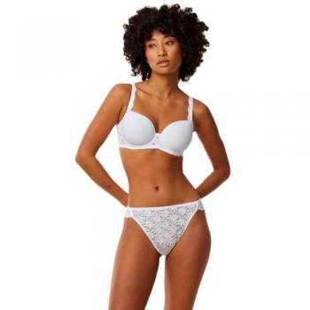 Sostén con Aros Triumph Amourette Padded Blanco Talla D 95 - Lencería Femenina Atemporal