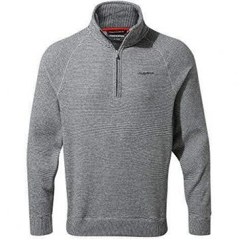 Craghoppers Leto Hz - Forro Polar para Hombre, Hombre, Color Cloud Grey Stripe, tamaño Large