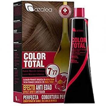 Azalea Total Tinte Capilar Permanente, Color Rubio Marrón Intenso - 224 gr