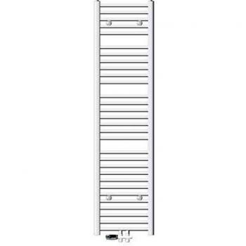 Radiador Toallero ECD Germany Sahara 400 x 1800 mm Blanco Recto con Conexión Central y Kit de Termostato