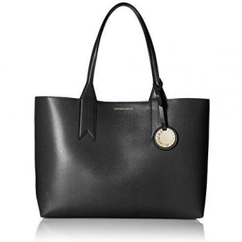Emporio Armani Frida Large Eco Leather Shopper One Size BLACK
