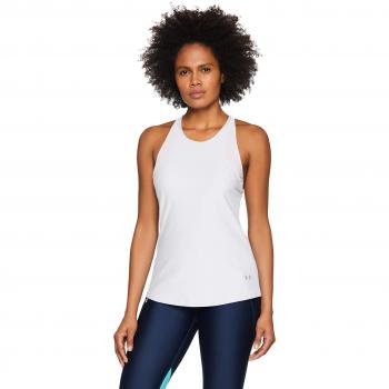Under Armour UA Desaparecer Tanque, Mujer, White/Tonal