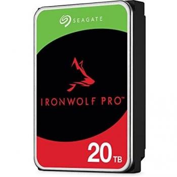Seagate IronWolf Pro 20TB Internal NAS Hard Drive, 3.5, SATA III, 7200 RPM