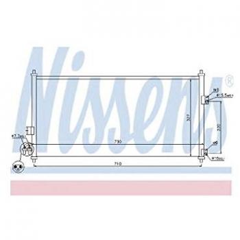 Condensador de aire acondicionado NISSENS 94889 sin secador, Aluminio, compatible con R 134 a, para NISSAN Almera Tino