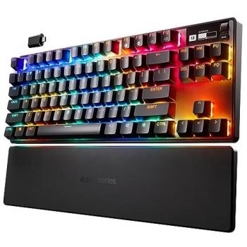 Teclado Gaming Inalámbrico SteelSeries Apex Pro TKL 2023 QWERTZ Negro con OmniPoint 2.0