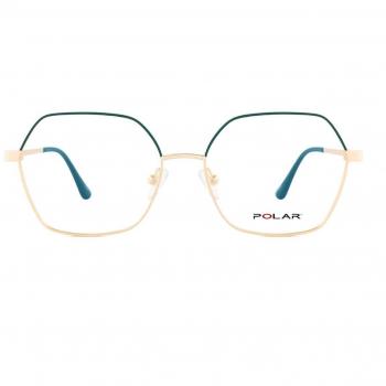 Polar 519 With Clip-On 29 Men's Eyeglasses Green Size 54 - Blue Light Block Available