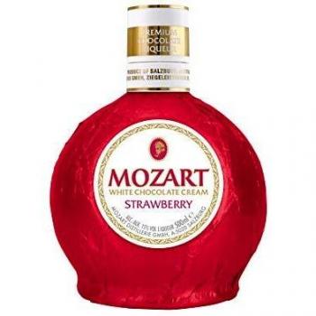 Mozart - Licor de chocolate blanco con crema de fresas 15º - 500 ml