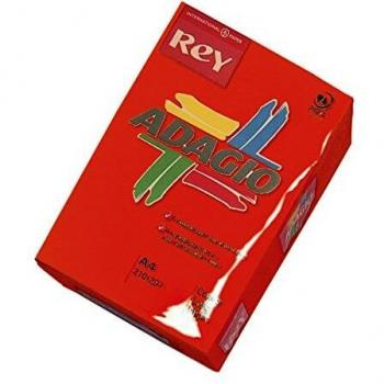 Dohe 30217 - Pack de 500 papeles, DIN A4, 80 g, color rojo intenso