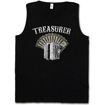 TREASURER PATCH CAMISETA SIN MANGAS - Live To Ride Biker SAMCRO tesorero Rocker Club SOA 1% CAMISETA SIN MANGAS Tamaños S - 5XL