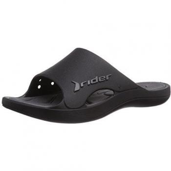 Rider Bay II - zuecos de goma hombre, color negro, talla 47